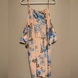 SHEIN cold shoulder light dress